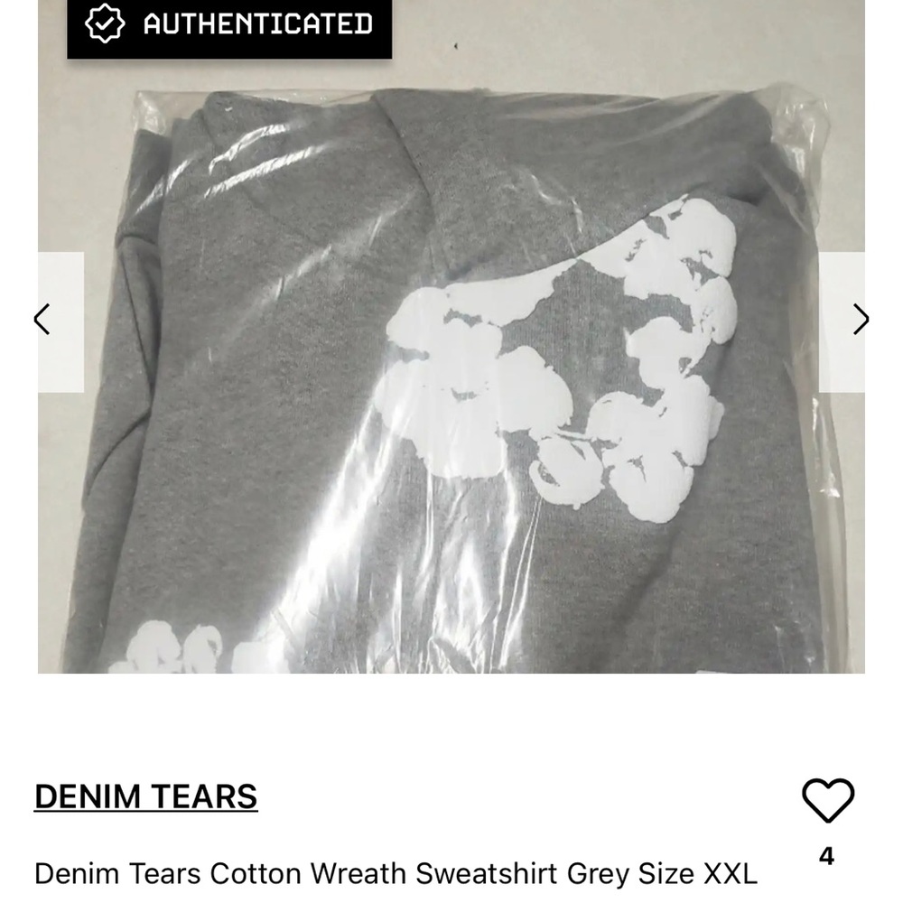 Brand New Denim Tears Hoodie